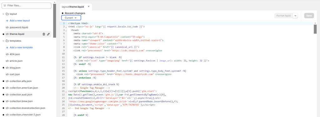 Edit HTML Code