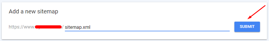 Submit Sitemap in Search Console