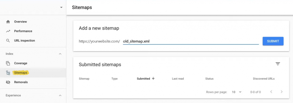 Submit an Updated XML Sitemap