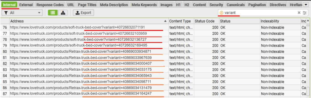 Using Screaming Frog SEO Spider