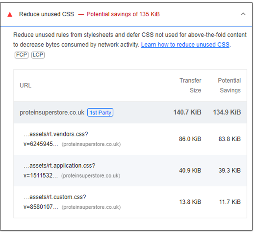 Optimize CSS and JavaScript