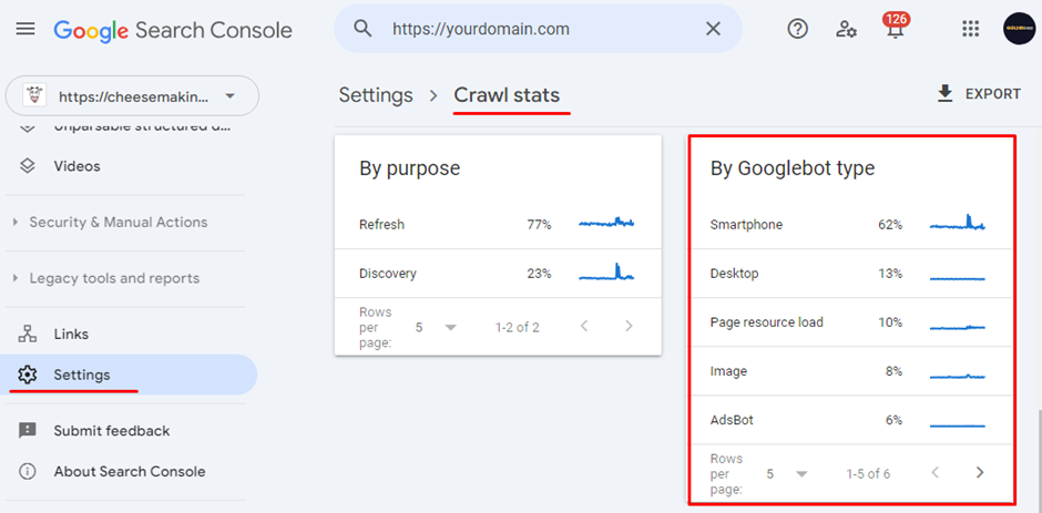 Check Google Search Console