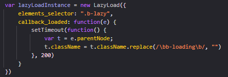 Implement Lazy Loading