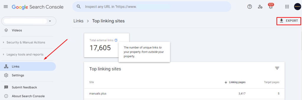 Identifying Unwanted Backlinks with Google Search Console