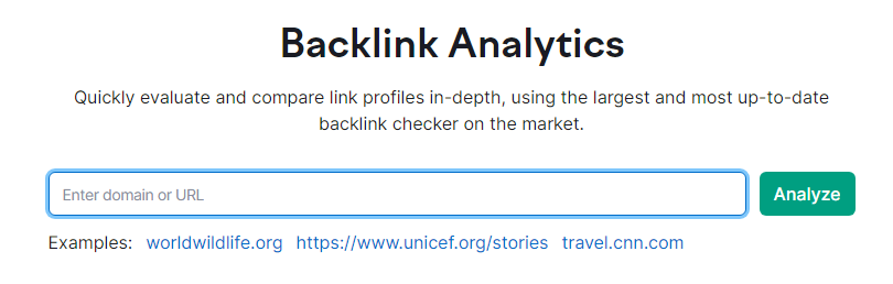 Backlink Analysis Tools