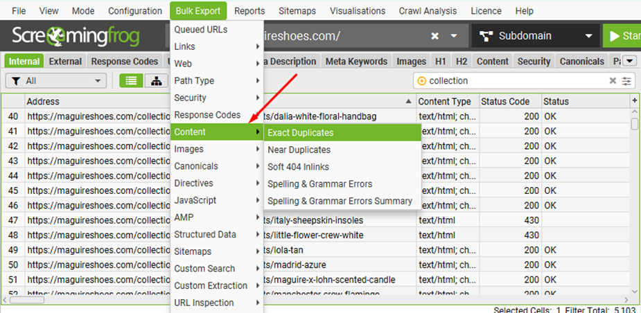 Analyze Page Content