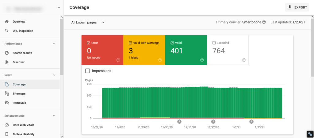 Access Google Search Console (GSC)