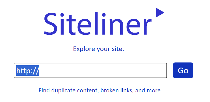 Access Siteliner Website