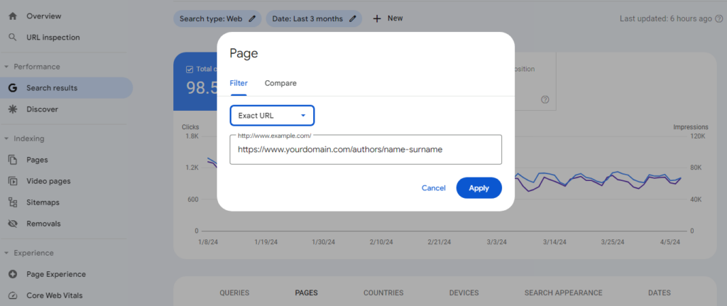 Use Google Search Console (GSC)